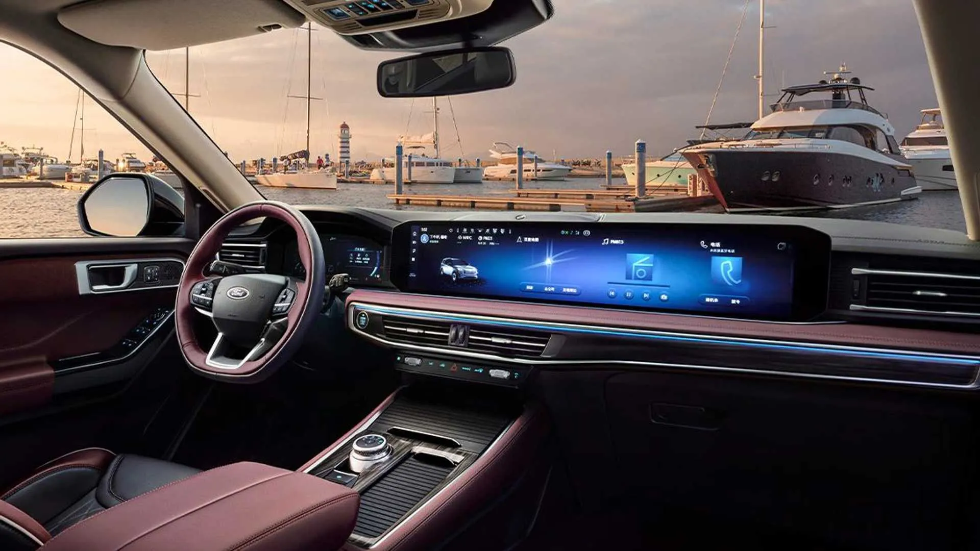 포드 익스플로러 페이스리프트 실내