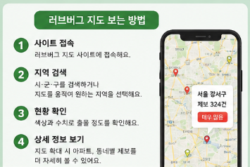 러브버그 지도 보는법, 실시간 우리 동네 출몰 현황 확인하기2