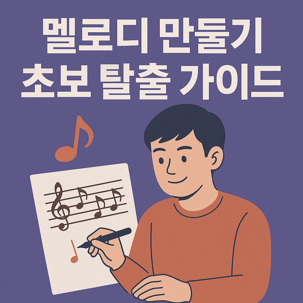 멜로디 만들기 초보 탈출 가이드 사진