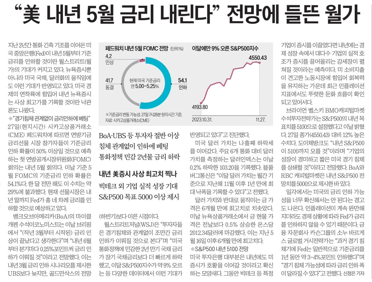 11월 29일 수 신문스크랩