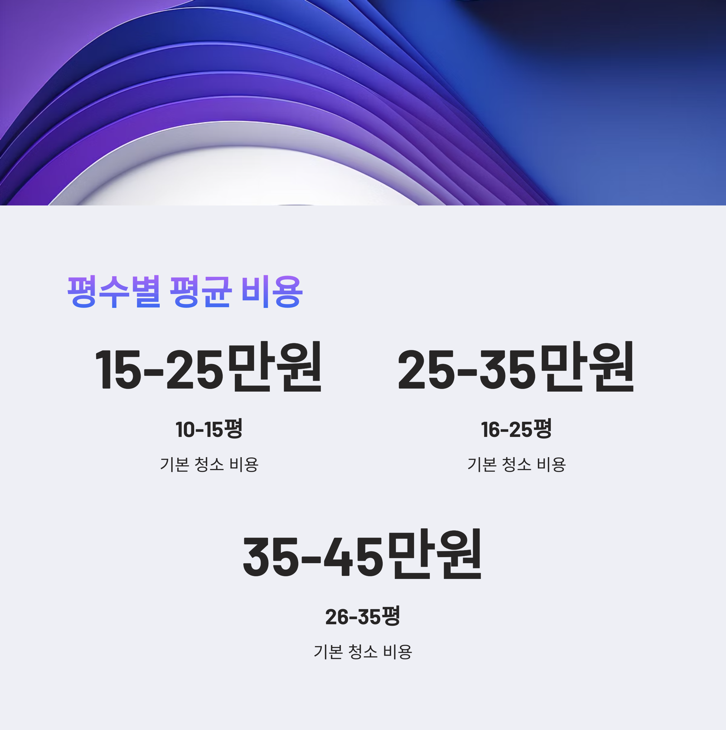화천 입주청소 업체 평균 비용