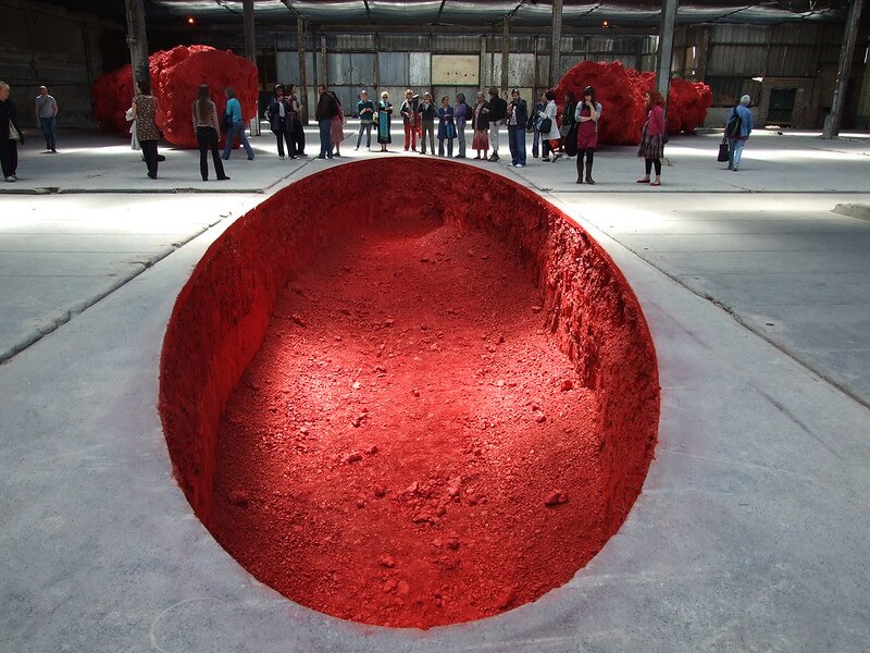 Anish Kapoor Sculpture
Anish Kapoor sculpture in the old fruit &amp; veg market in Brighton - part of the Brighton Festival 09