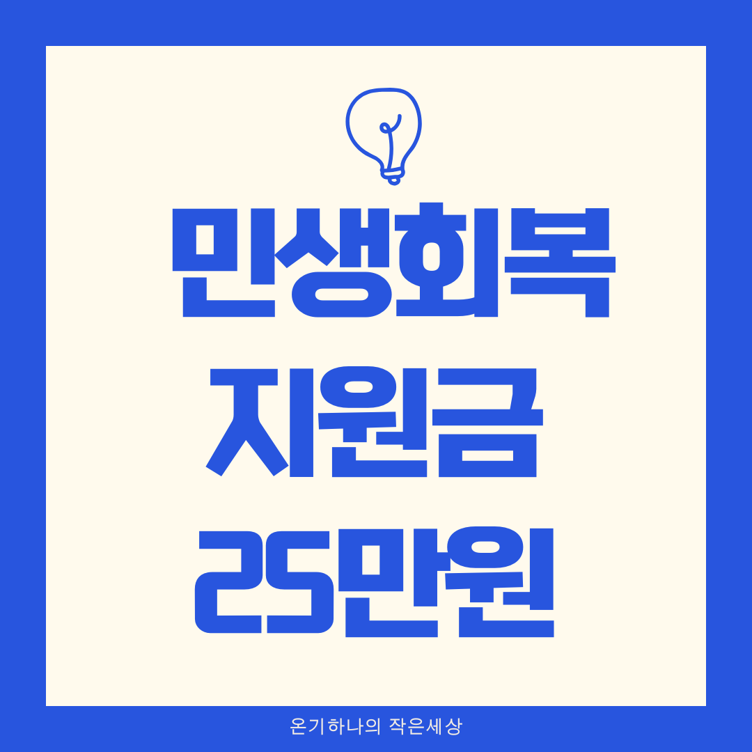 민생회복지원금