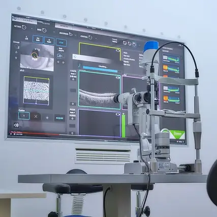 안과 의료 장비 사진