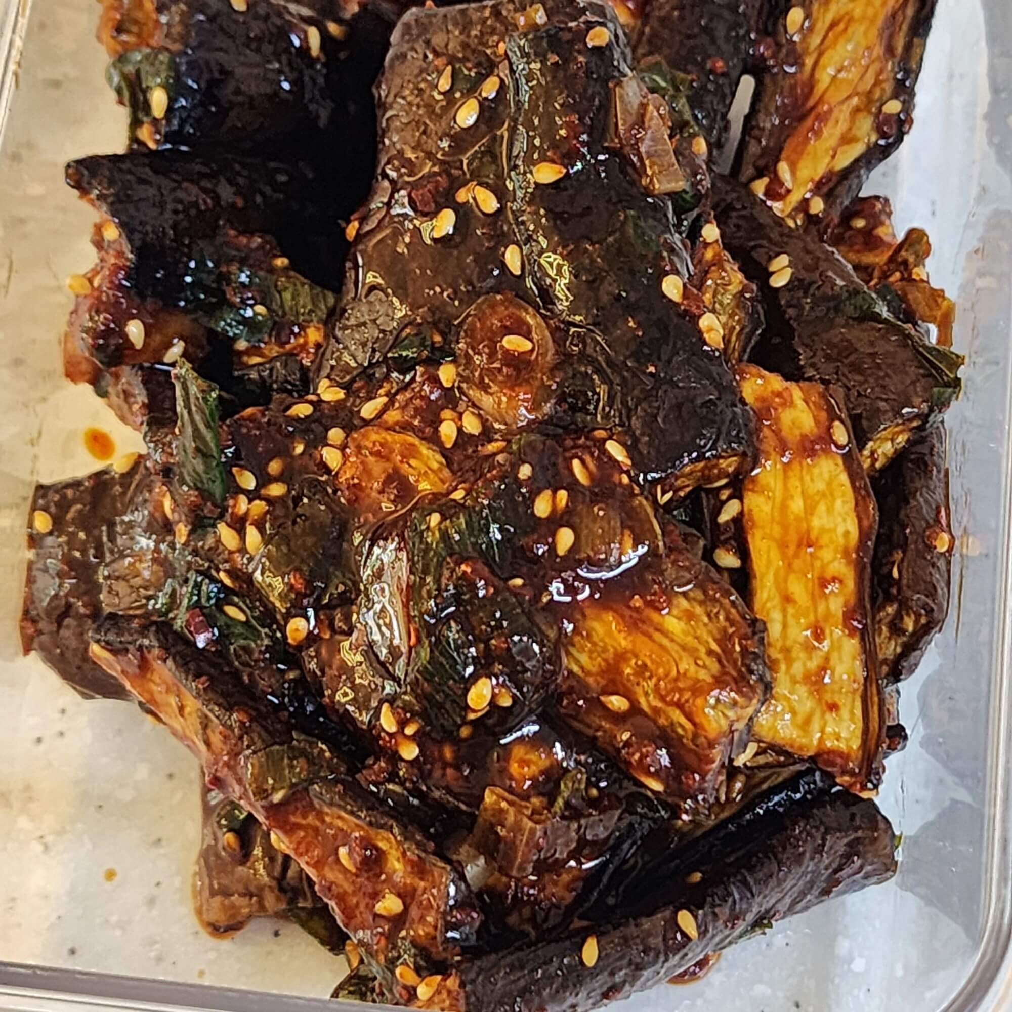 에어프라이어로 구운 가지요리 레시피