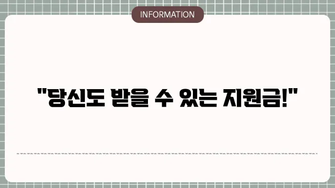 60세 이상 고령자 고용지원금