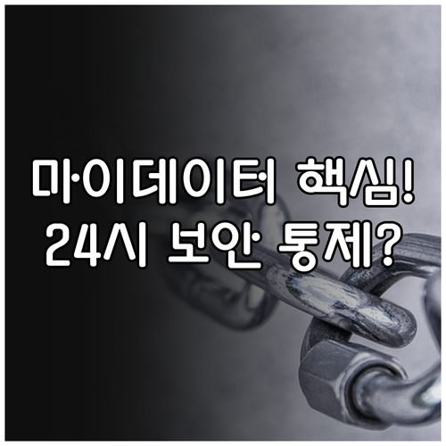 금융당국이 통제하는 마이데이터 보안 ..