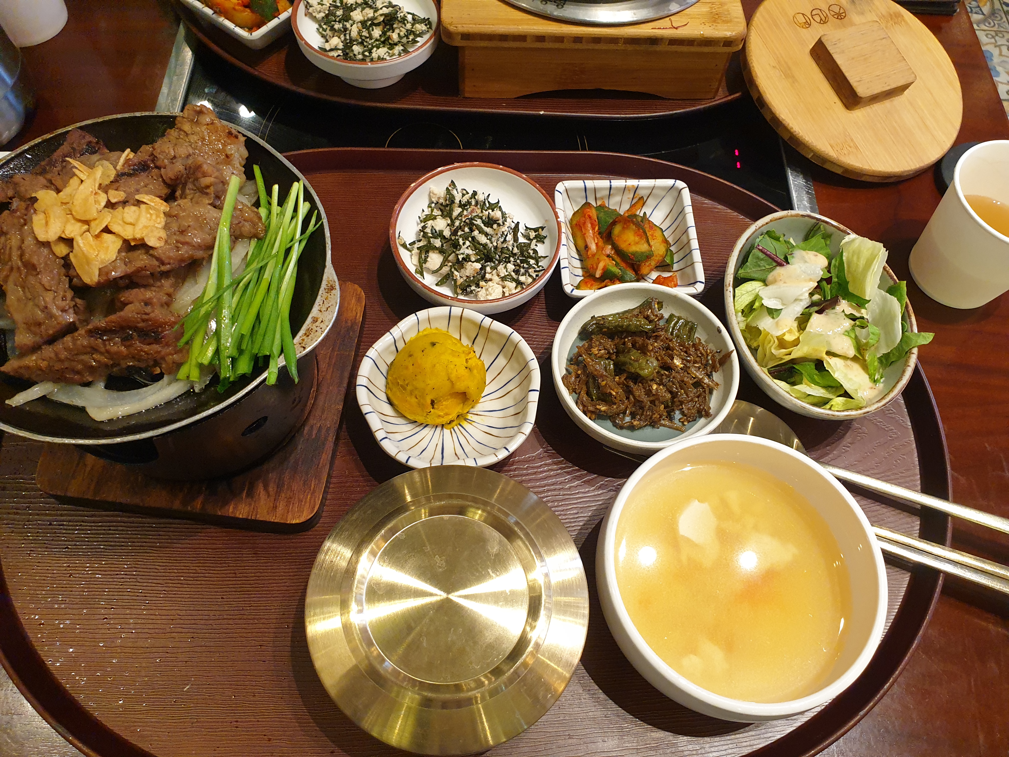 석갈비 갈비구이 정식