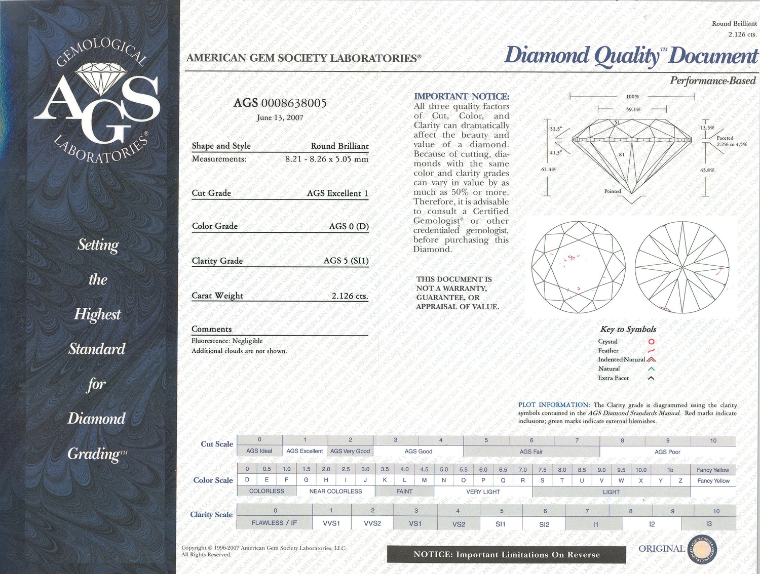 AGS Diamond Quality® 문서