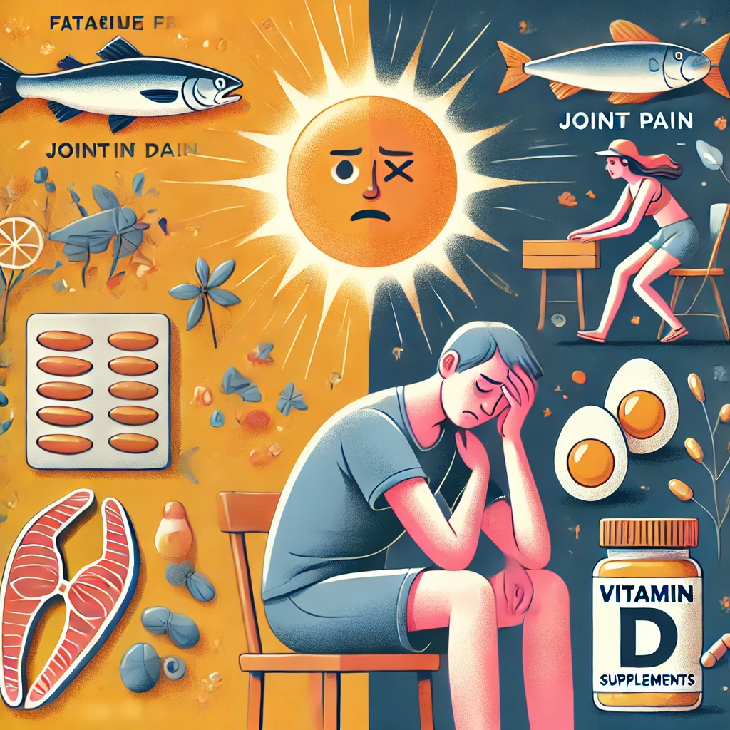 비타민 D 부족으로 인한 피로와 관절 통증