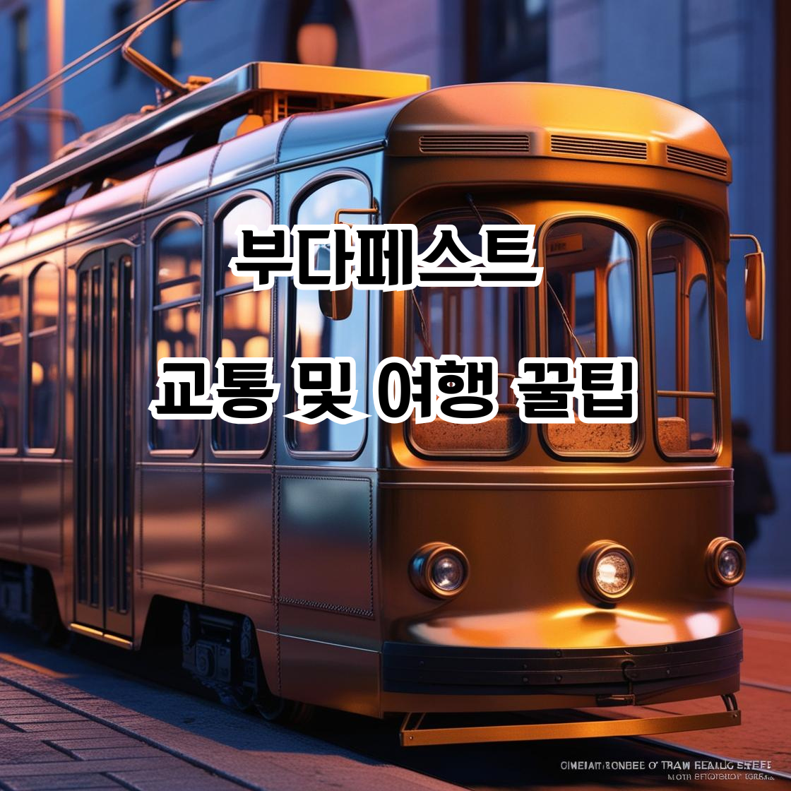 부다페스트 교통 및 여행 꿀팁 - 완벽 가이드