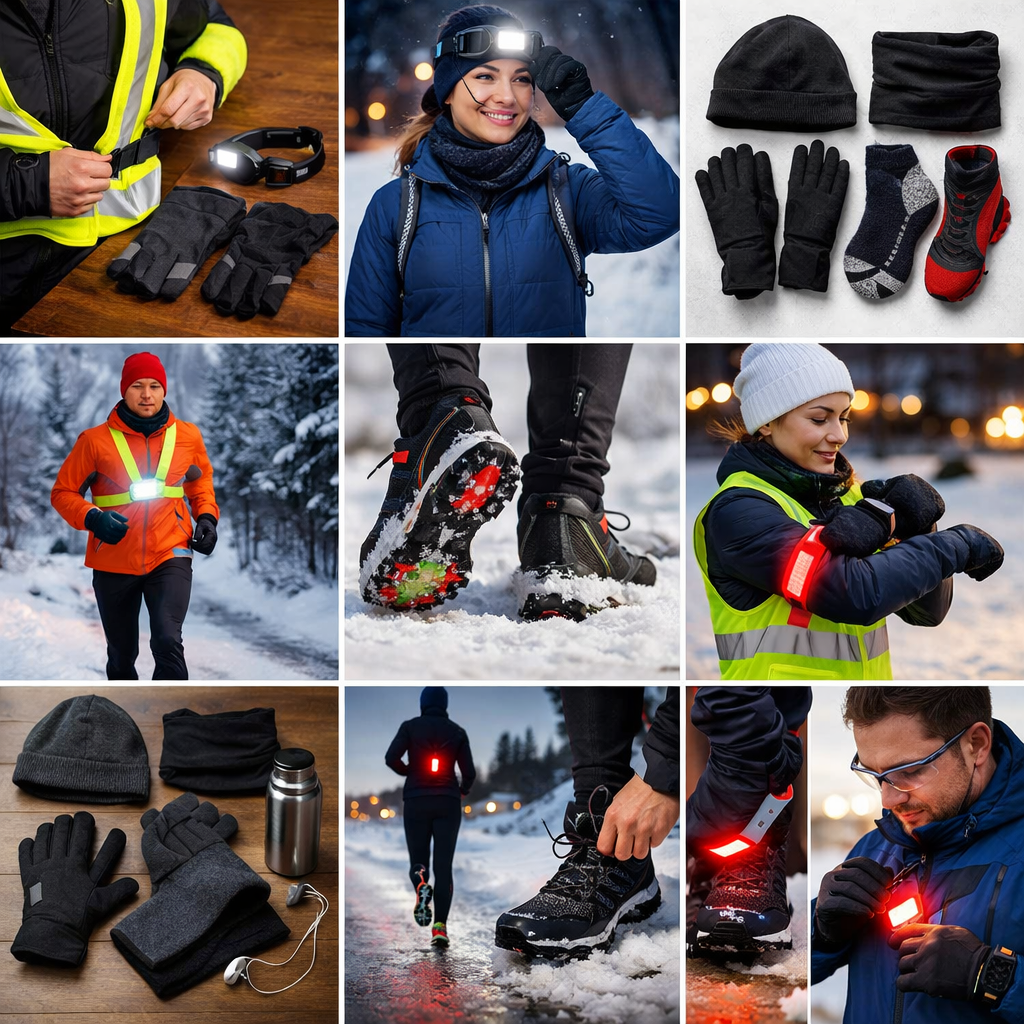 겨울 러닝 필수템 (보온 액세서리, 안전 장비, 합리적 선택)