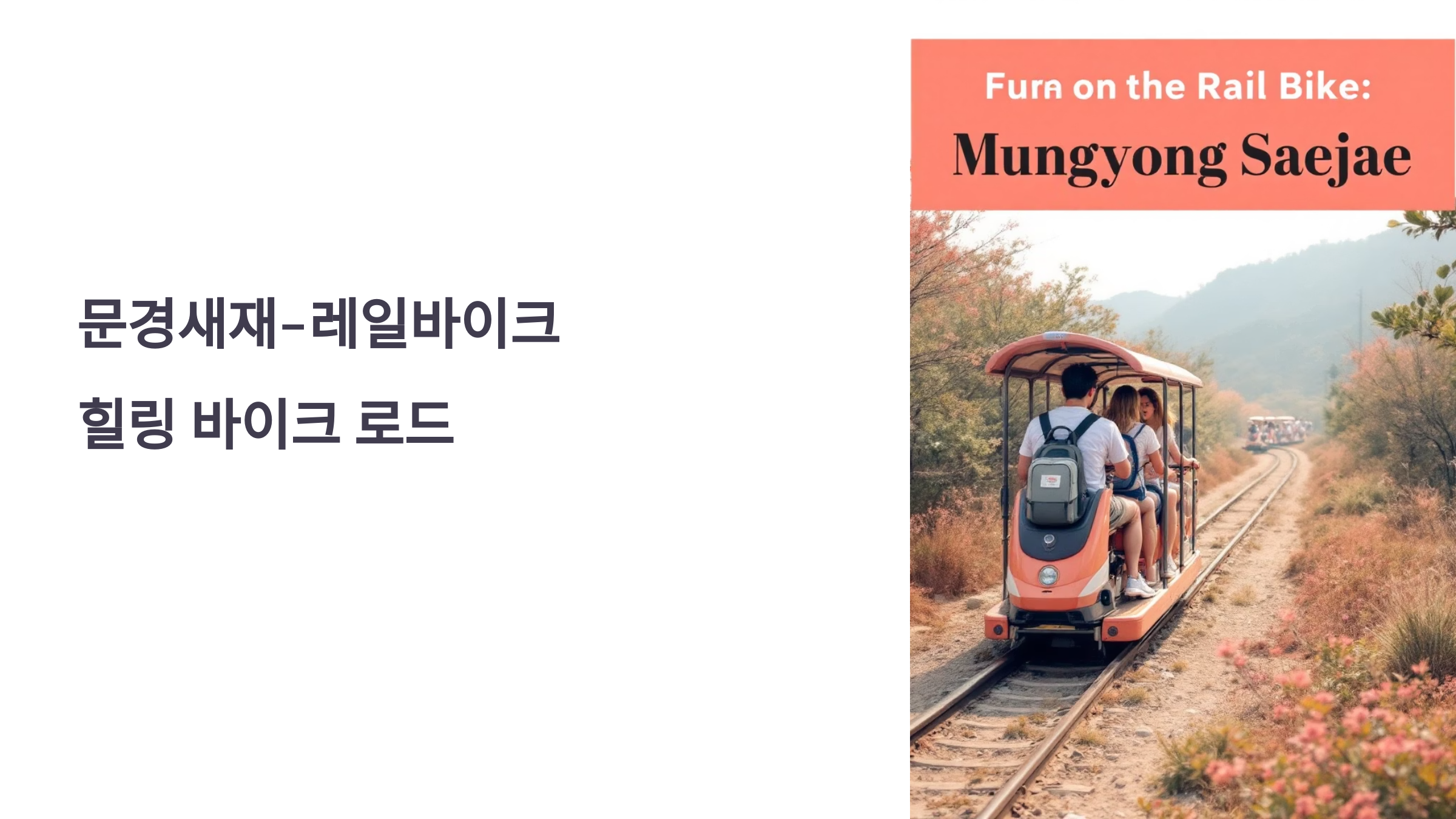 레일바이크 힐링 바이크 로드
