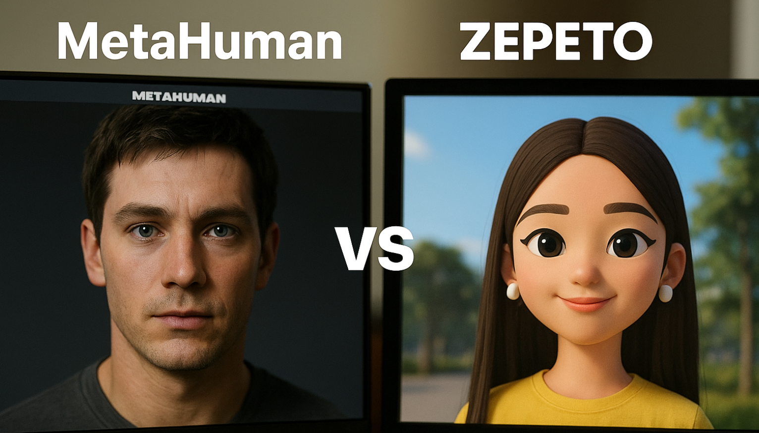 MetaHuman vs ZEPETO comparison