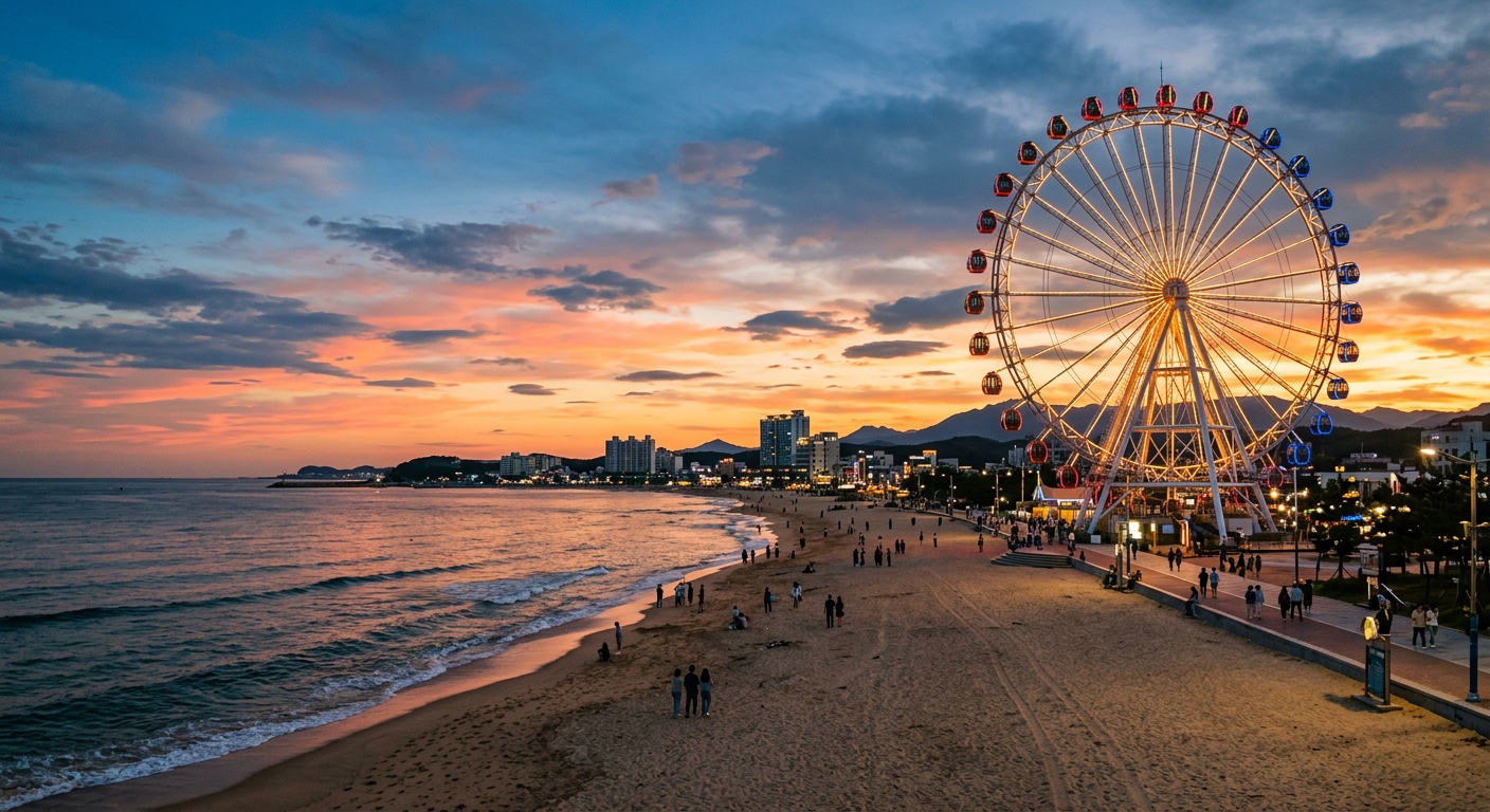 동해 바다를 품은 랜드마크: 속초 해수욕장 &amp; 속초아이 대관람차