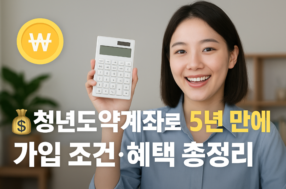 청년도약계좌로 5년 만에 5천만 원!