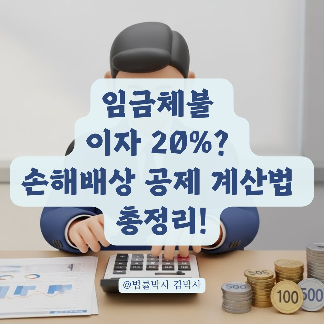 임금체불 지연손해금 계산, 구상금 공제 시점과 이자 적용법