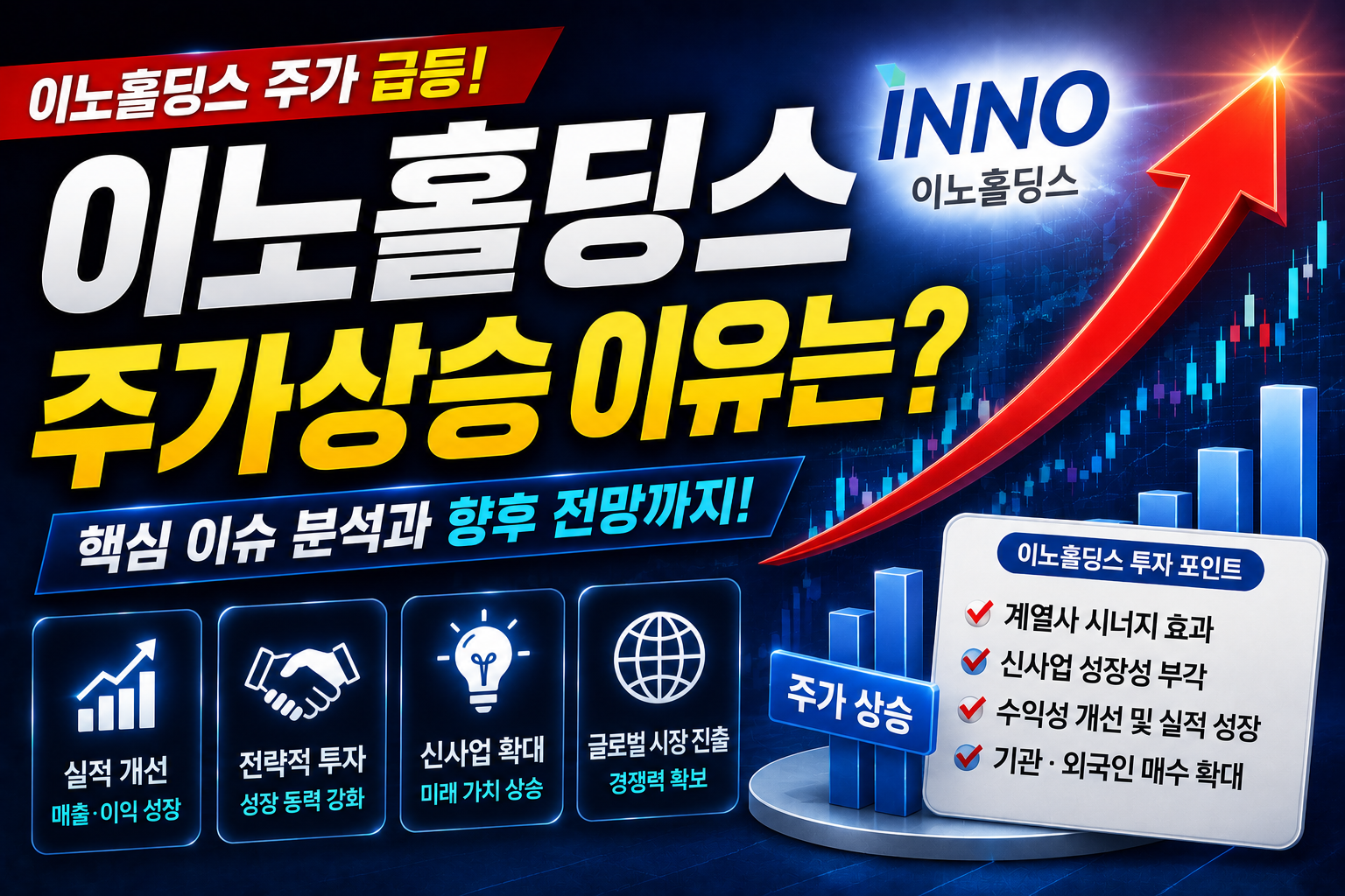 이노홀딩스 주가 상응 이유