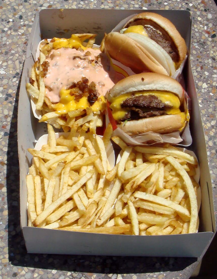 LA, 켈리포니아 꼭 가봐야 할 음식점 또는 음식 인앤아웃 버거 (In N Out Burger)