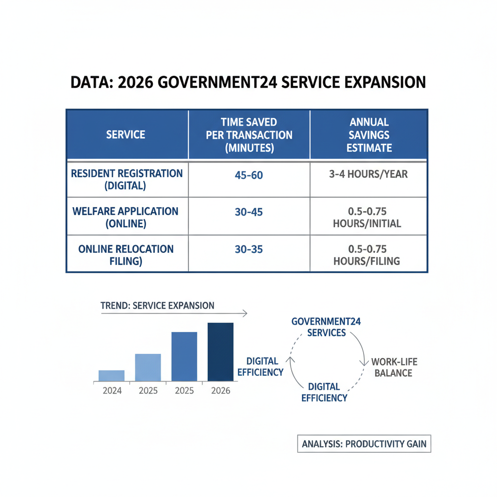 💡 2026년 정부24 서비스 확대 범위와 직장인별 활용 전략