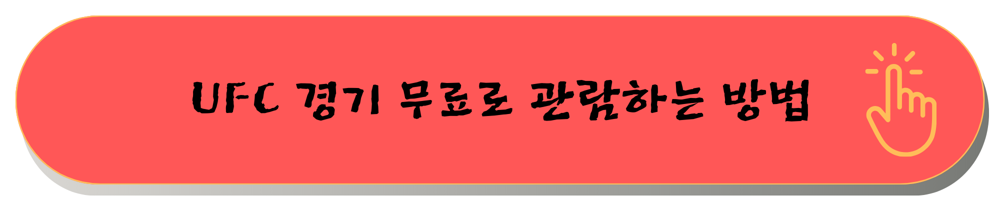 UFC 경기일정 소개