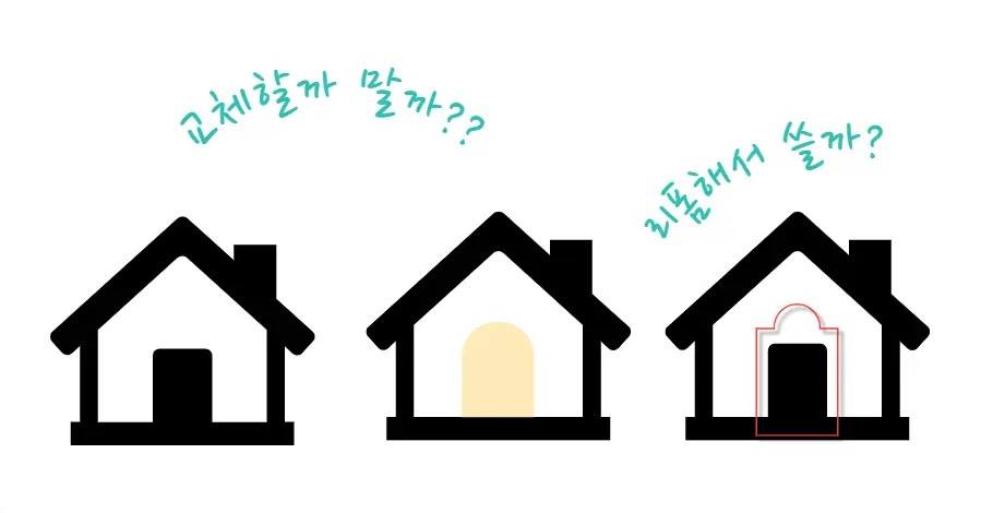 문틀과 문짝, 교체 없이도 인테리어가 된다? 비용별 리모델링 방법 공개