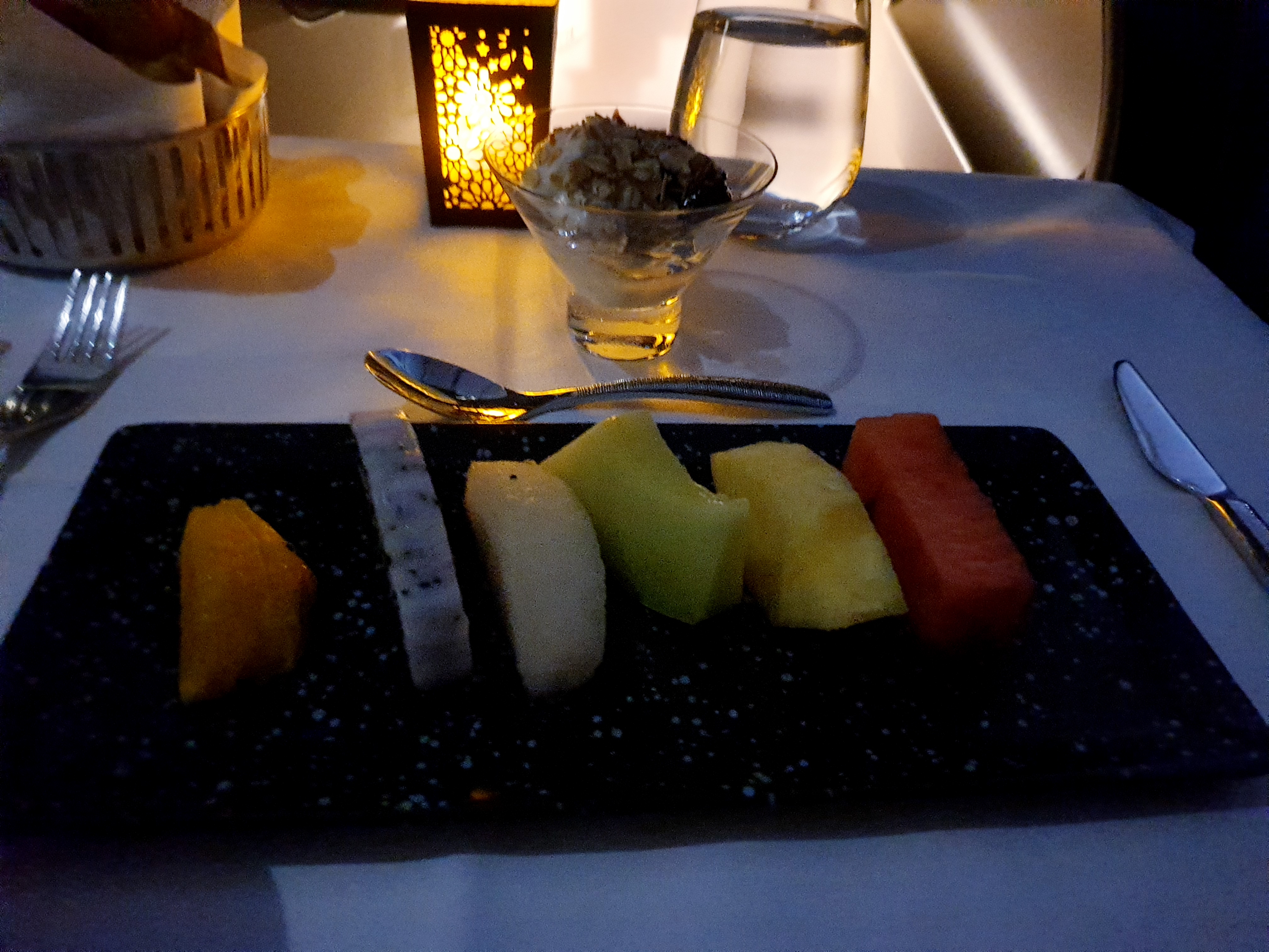 카이로항공 비지니스 음식들