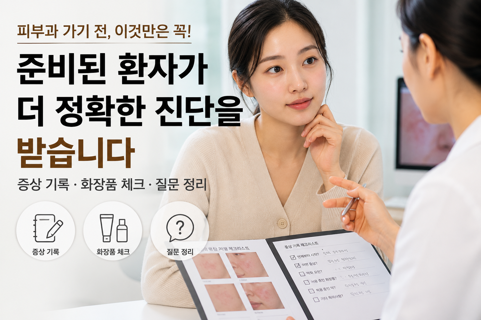 피부과 방문 전 준비사항