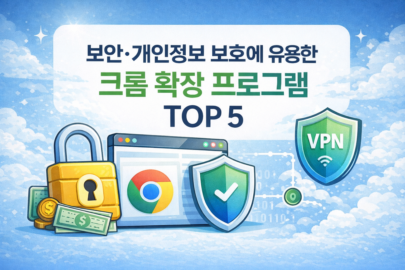 보안&middot;개인정보 보호에 유용한 크롬 확장 프로그램 TOP 5