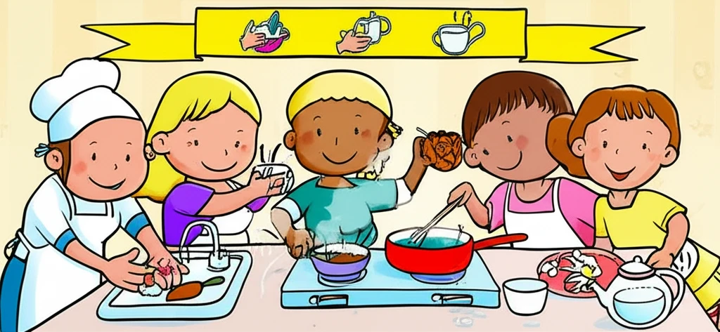 식중독 예방 3대 원칙: 손 씻기, ..