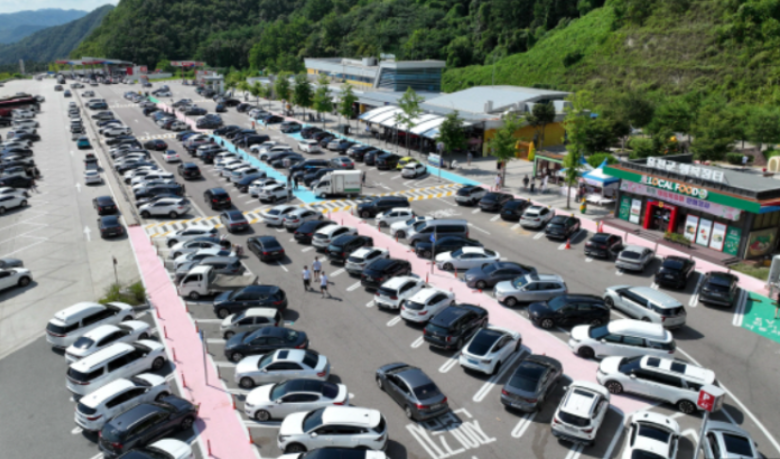 고속도로 휴게소 사진