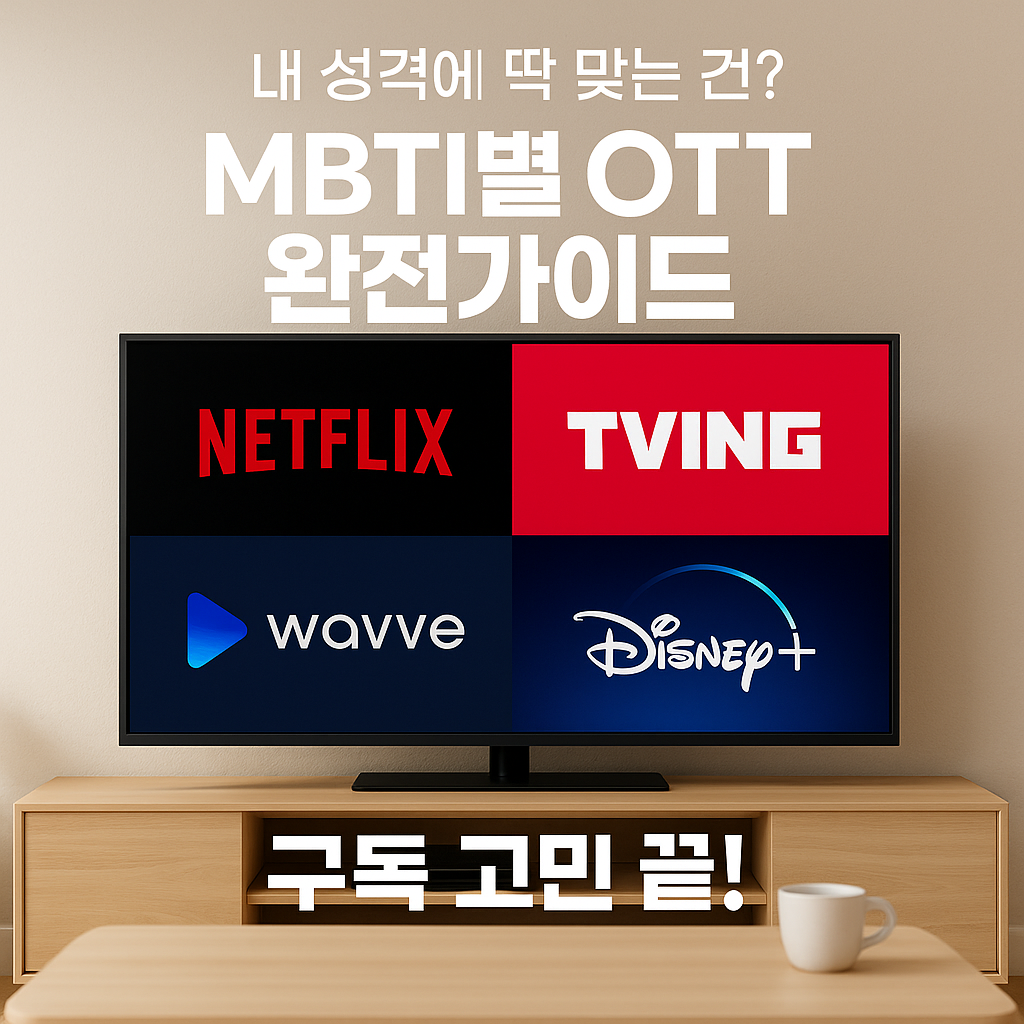 MBTI별 OTT 서비스 선택 완전가이드