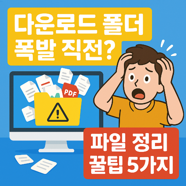 다운로드 폴더 썸네일 이미지입니다.