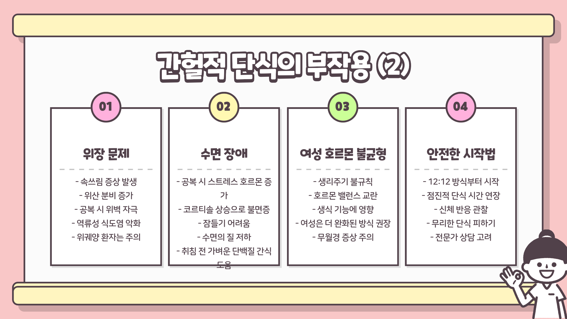 간헐적 단식 방법 | 간헐적 단식 효과 | 간헐적 단식 부작용 | 간헐적 단식 물섭취 완벽 가이드