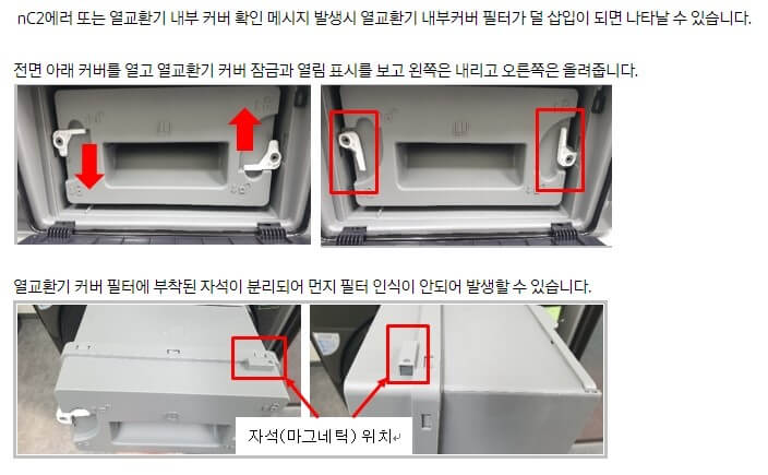 열 교환기 내부 분리 방법