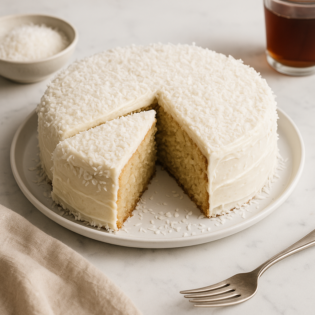 비건 코코넛 케이크