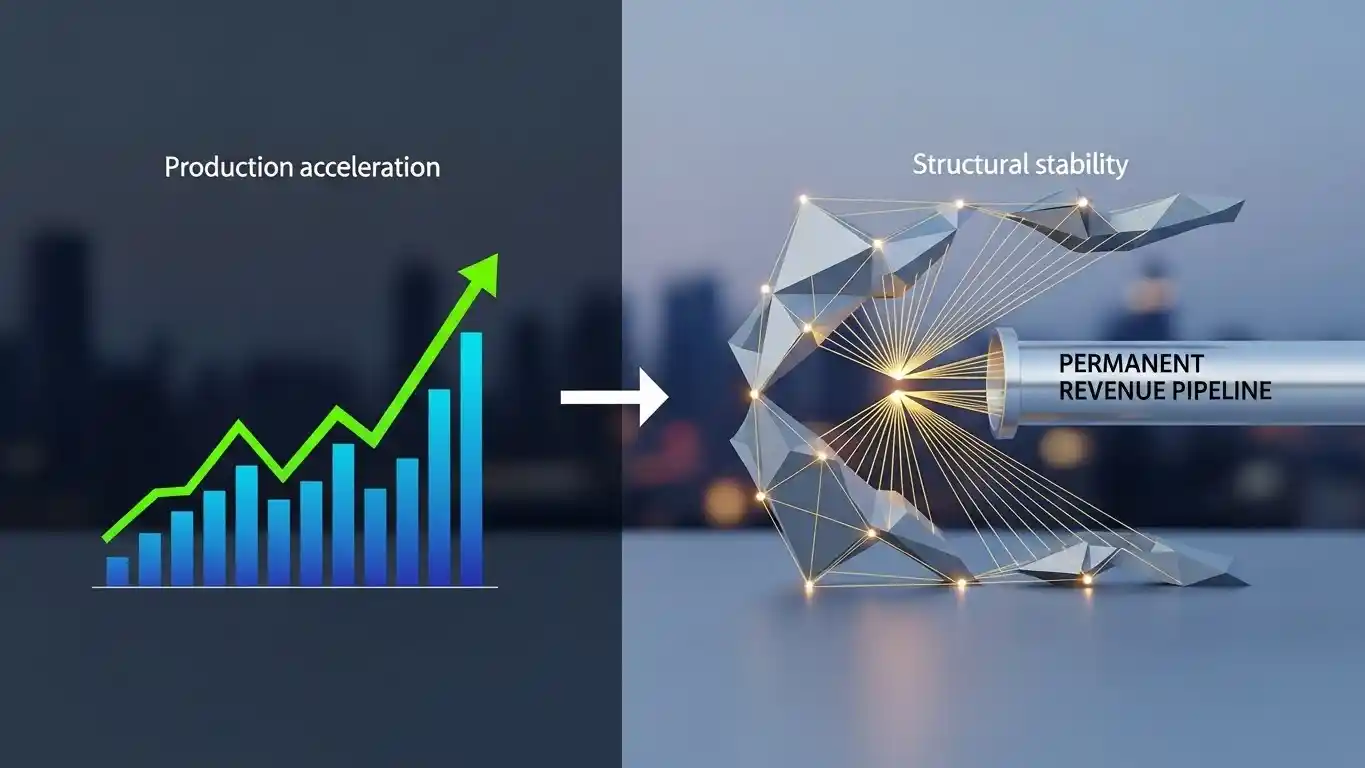 <img src="ai_transforming_production_acceleration_into_structural_stability_creating_permanent_revenue_pipeline.webp" alt="생산 가속도를 구조적 안정성으로 변환해 영구적 수익 파이프라인을 구축하는 과정을 표현한 이미지 입니다">