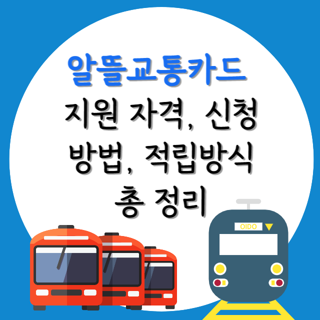 알뜰교통카드-신청법-적립법-안내-포스터