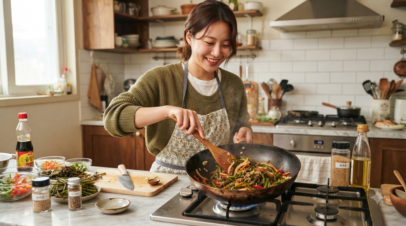 미역줄기볶음 황금레시피|짠맛 빼는 법부터 맛있게 볶는 비법