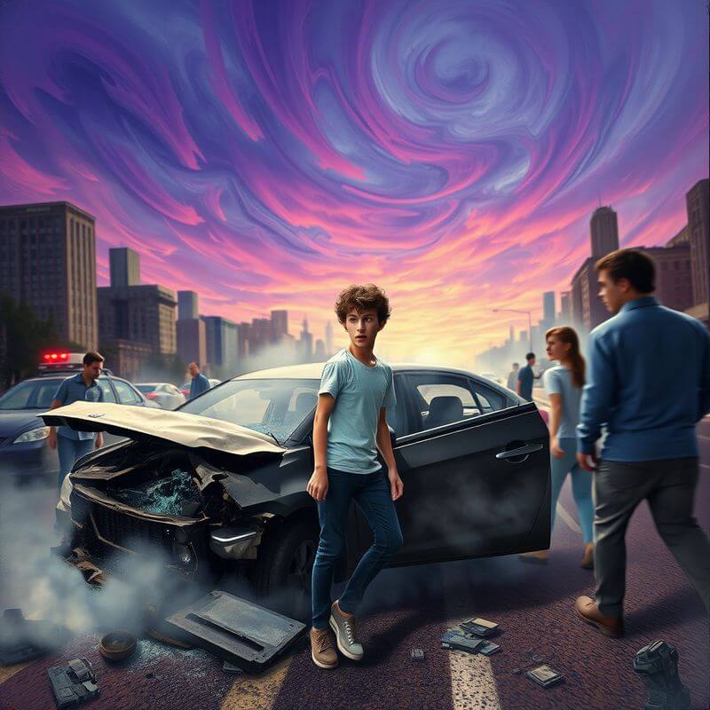 사고를 당하는 꿈