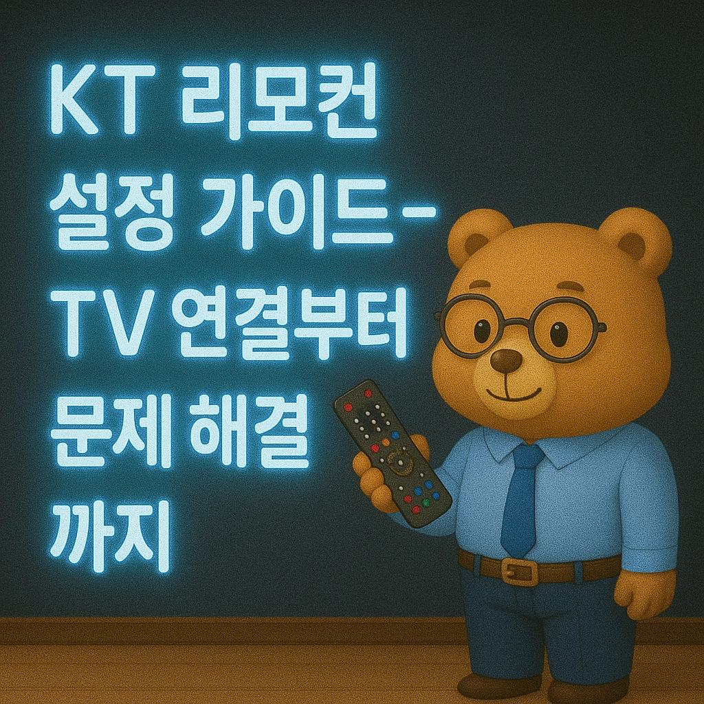 KT 리모컨 설정 가이드 - TV 연결부터 문제 해결까지