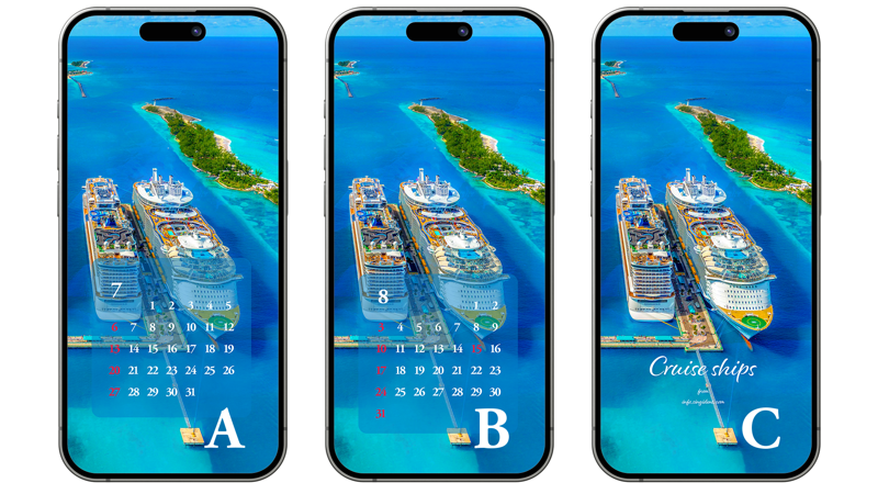 03 바하마의 유람선들 ABC - 2025년7월 아이폰배경화면