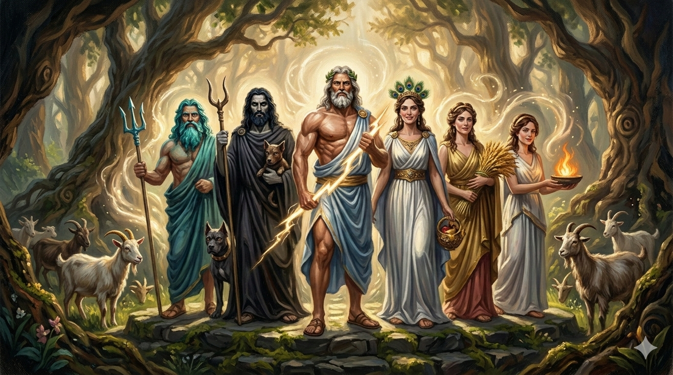 그리스로마신화 노래 제우스 크로노스 포세이돈 하데스 헤라