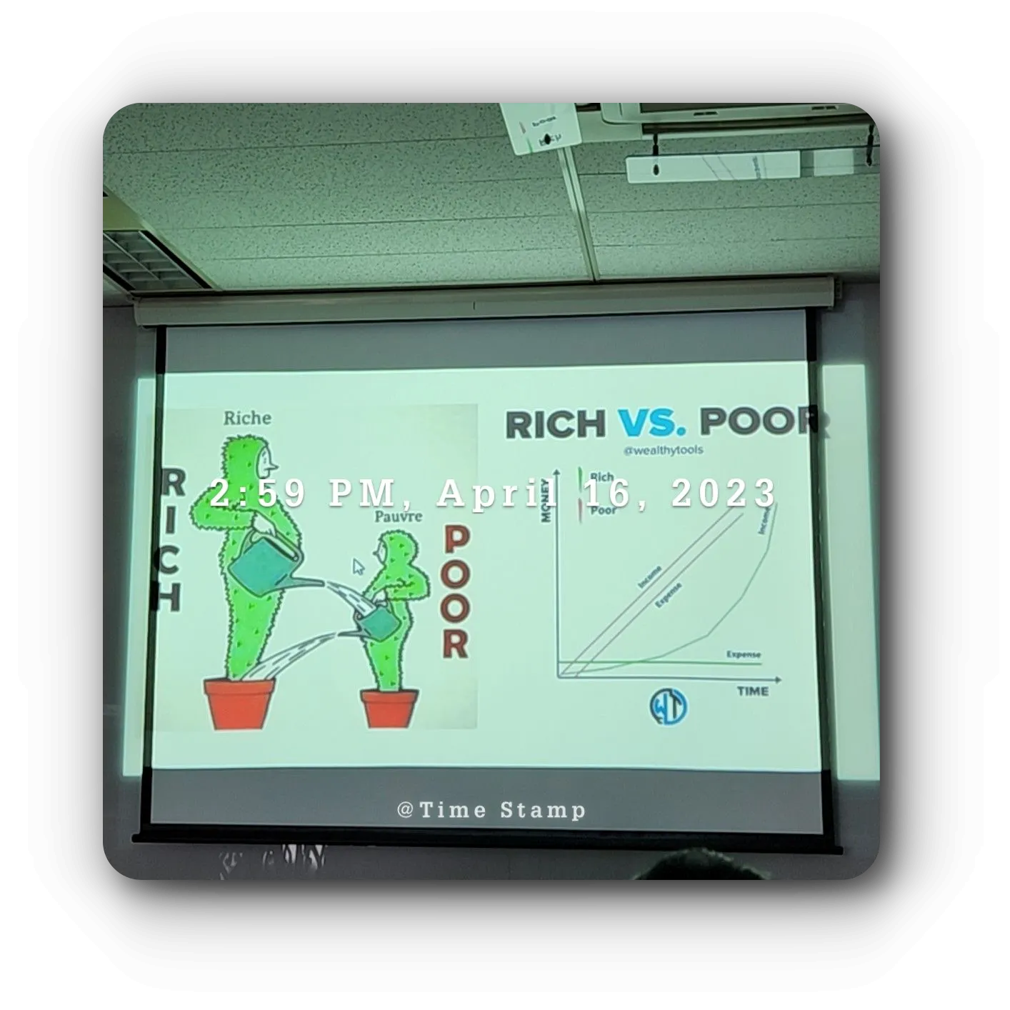 존리-북토크-현장-빔프로젝트-화면