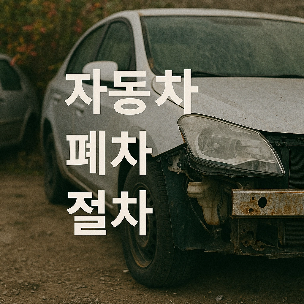 2025년 기준 자동차 폐차 절차부터 세금 환급까지 완벽 가이드