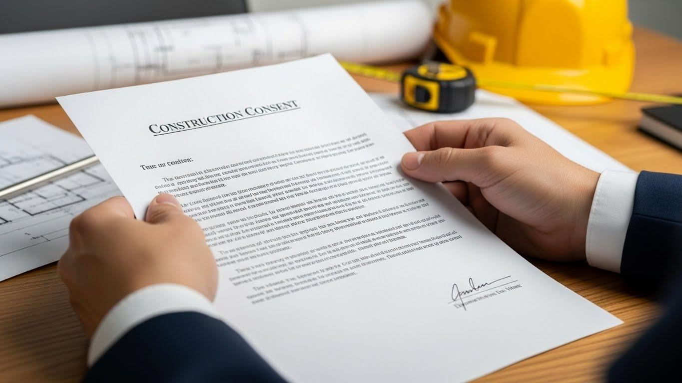 인테리어 공사 양해 편지