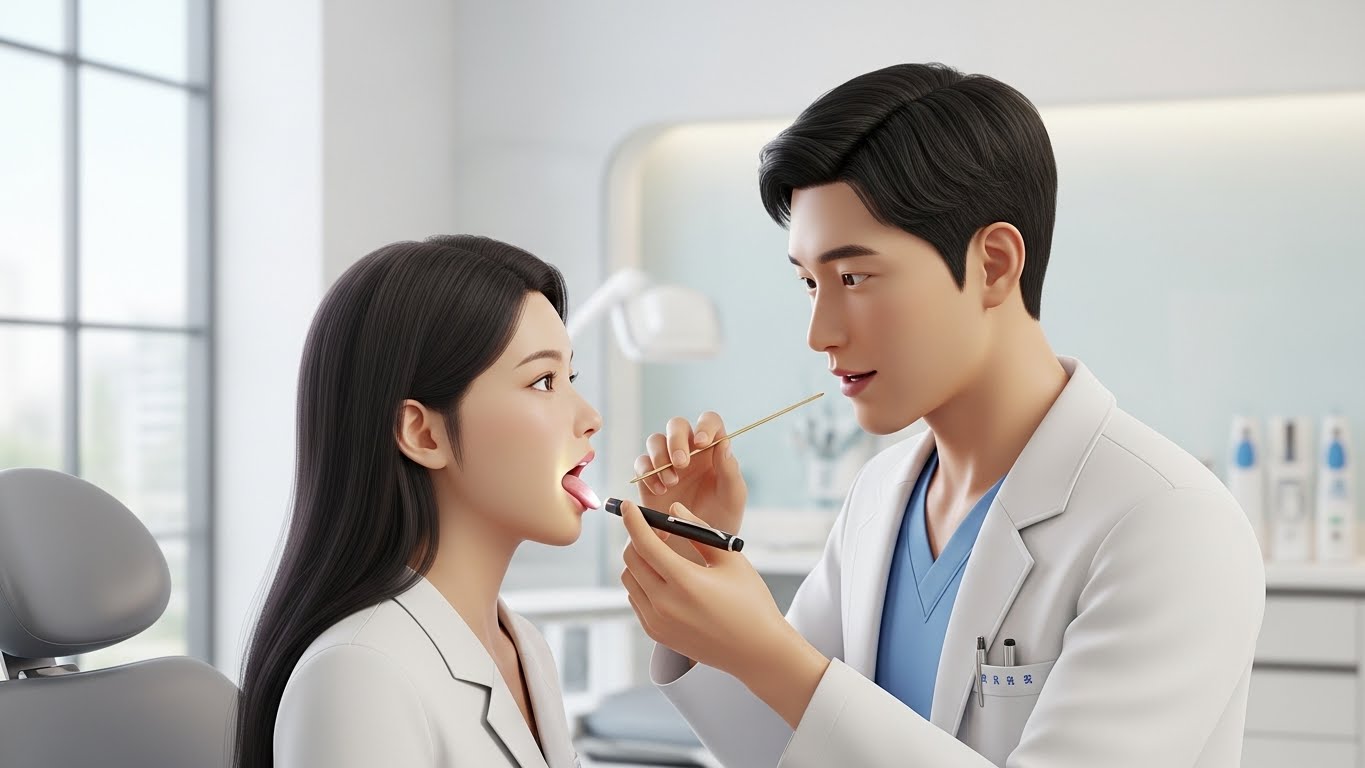 구강암, 설암 초기증상, 혀에 혹