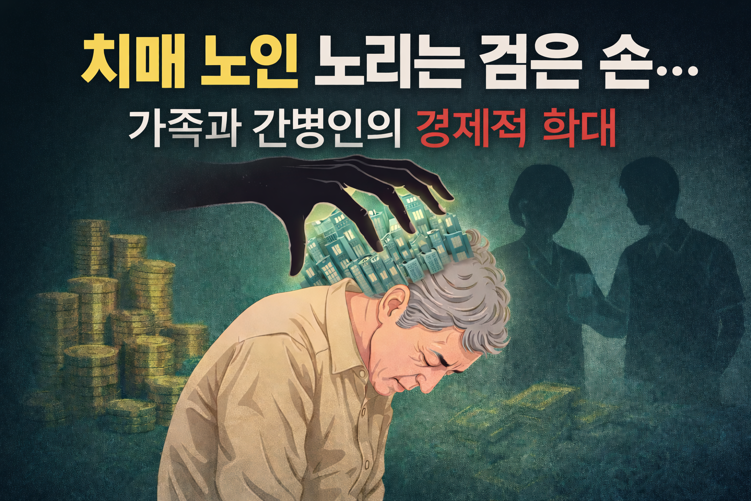 치매 노인 노리는 검은 손… 가족과 간병인의 경제적 학대, 4년 새 186% 급증