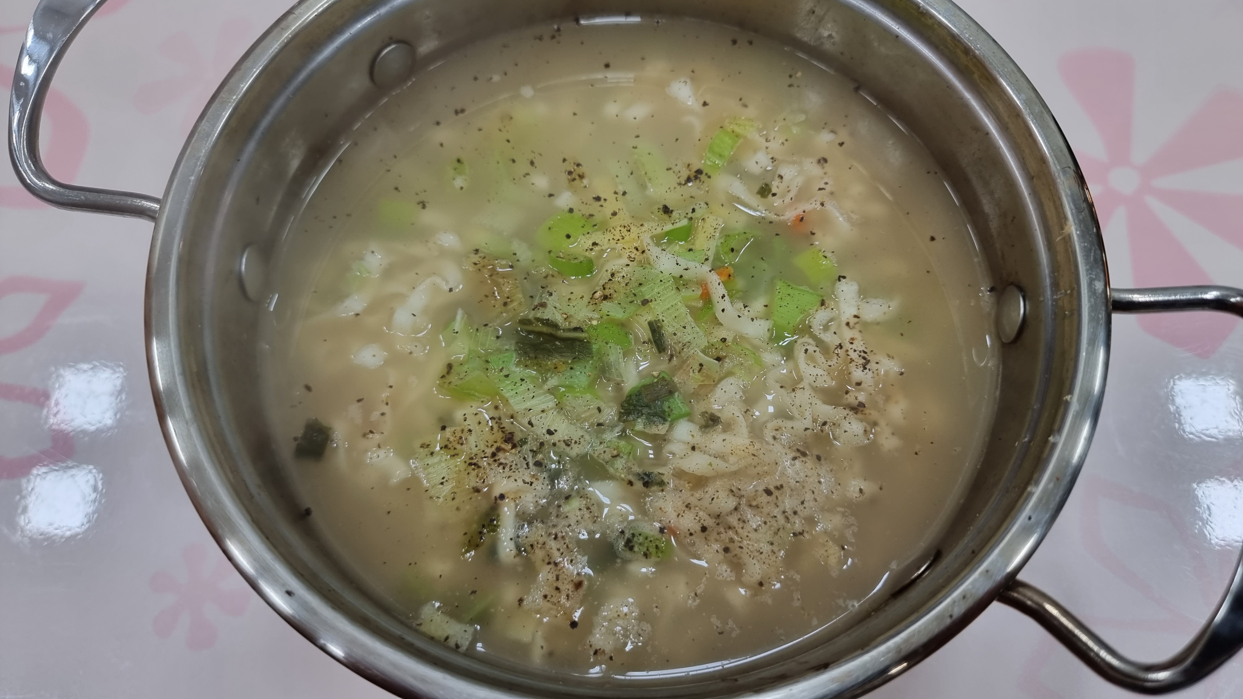 사골 멸치 칼국수 라면