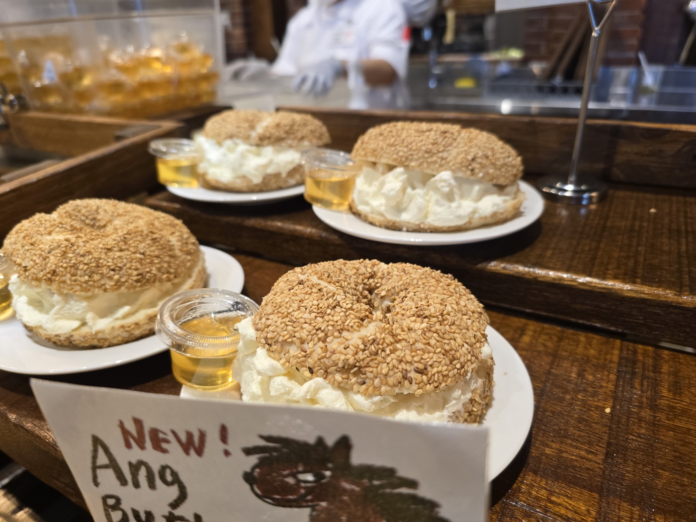 런던베이들의 다양한 빵들